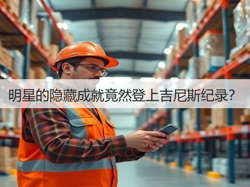 明星的隐藏成就竟然登上吉尼斯纪录？