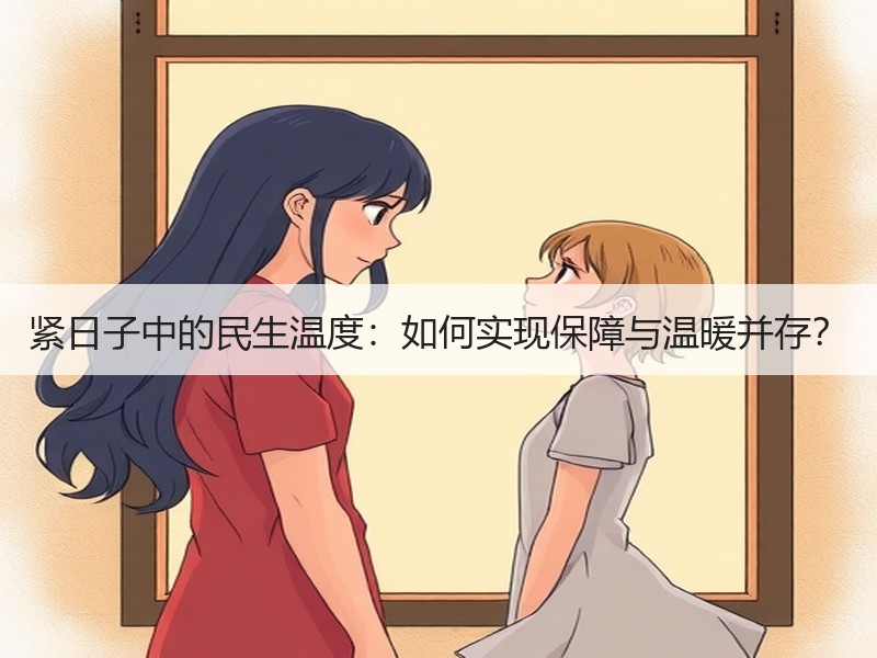 紧日子中的民生温度：如何实现保障与温暖并存？
