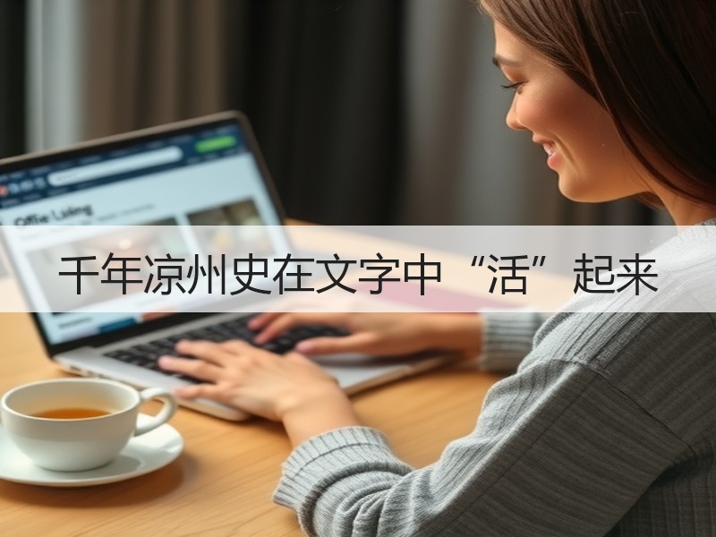 千年凉州史在文字中“活”起来