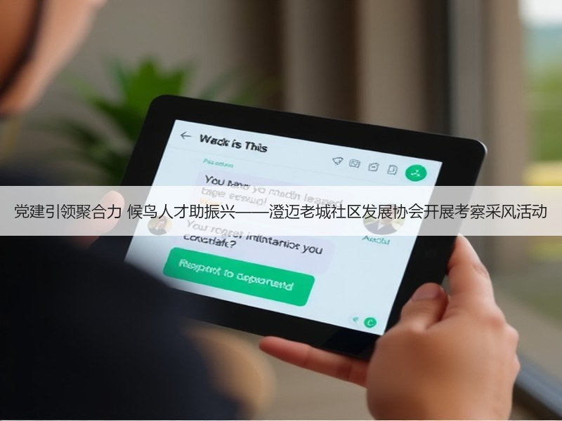 党建引领聚合力 候鸟人才助振兴——澄迈老城社区发展协会开展考察采风活动