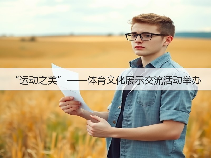 “运动之美”——体育文化展示交流活动举办