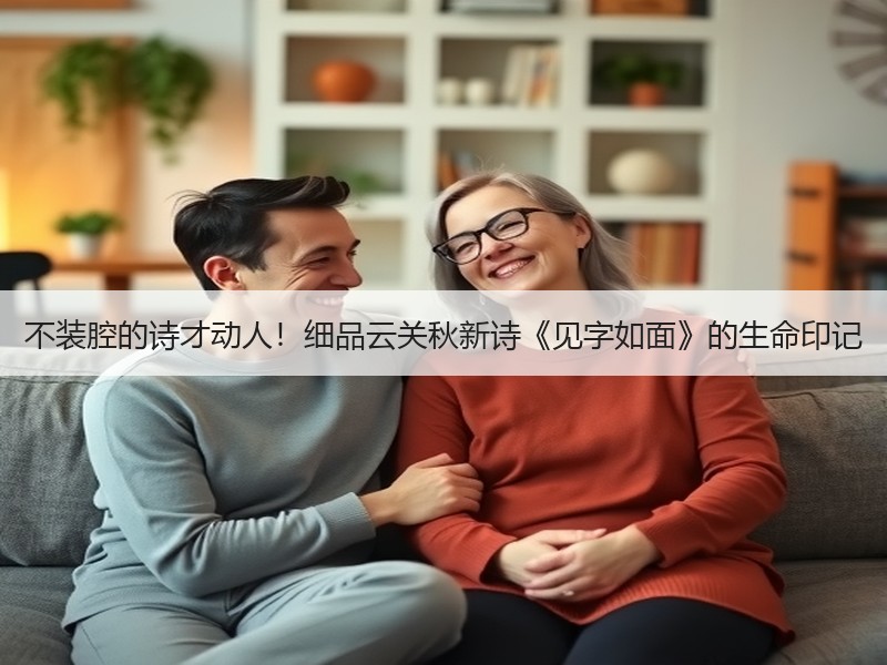 不装腔的诗才动人！细品云关秋新诗《见字如面》的生命印记
