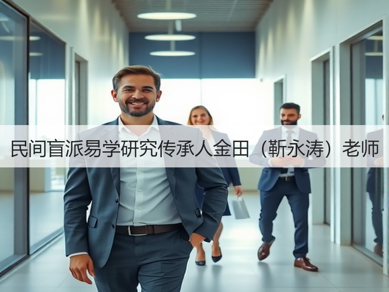 民间盲派易学研究传承人金田（靳永涛）老师
