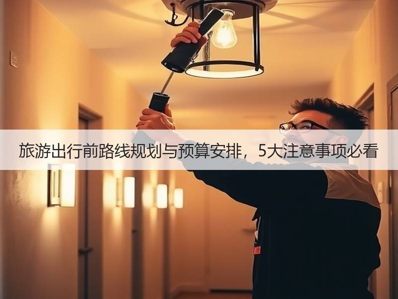 旅游出行前路线规划与预算安排，5大注意事项必看