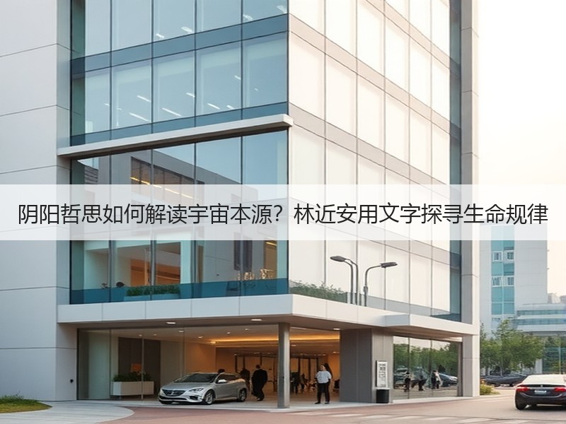 阴阳哲思如何解读宇宙本源？林近安用文字探寻生命规律
