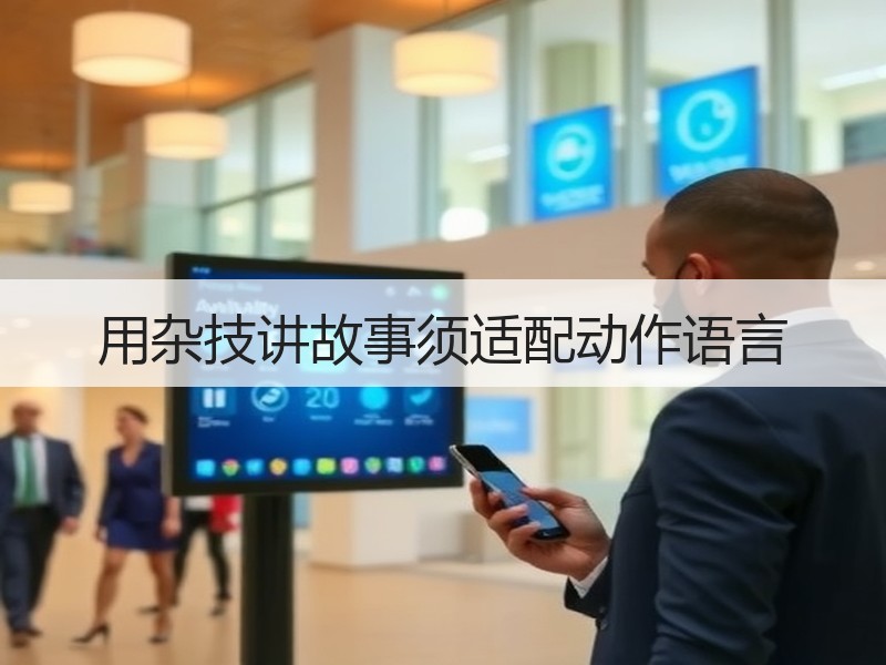 用杂技讲故事须适配动作语言