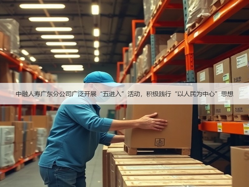 中融人寿广东分公司广泛开展“五进入”活动，积极践行“以人民为中心”思想