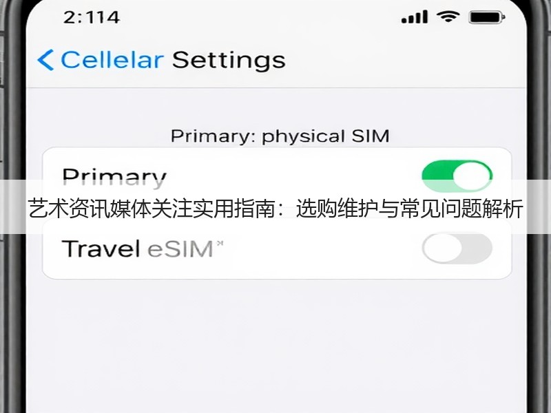 艺术资讯媒体关注实用指南：选购维护与常见问题解析