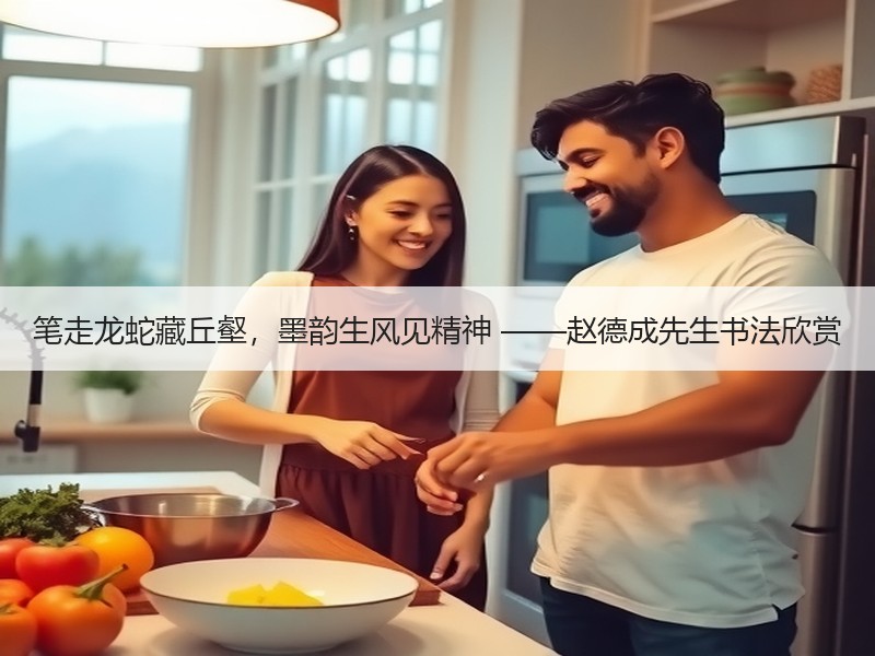 笔走龙蛇藏丘壑，墨韵生风见精神 ——赵德成先生书法欣赏