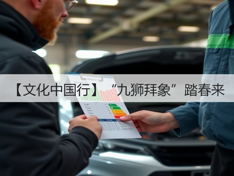 【文化中国行】“九狮拜象”踏春来