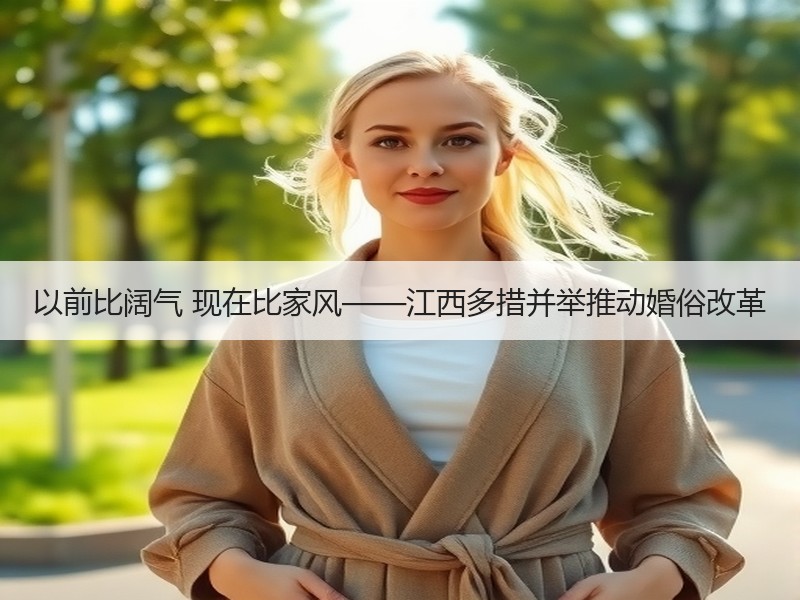 以前比阔气 现在比家风——江西多措并举推动婚俗改革