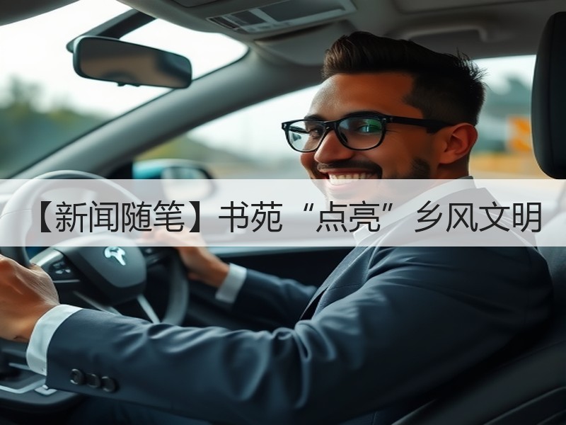 【新闻随笔】书苑“点亮”乡风文明