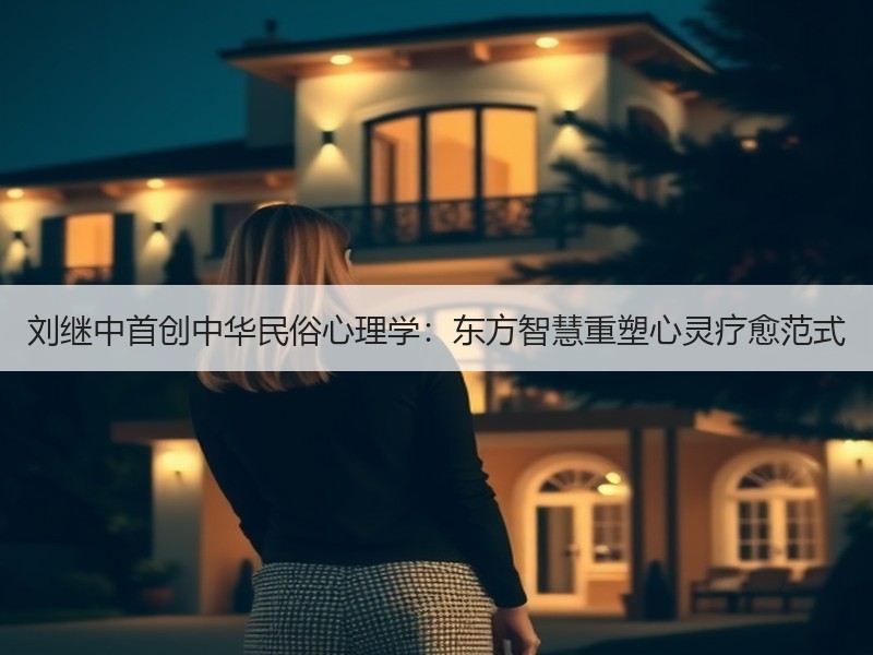 刘继中首创中华民俗心理学：东方智慧重塑心灵疗愈范式