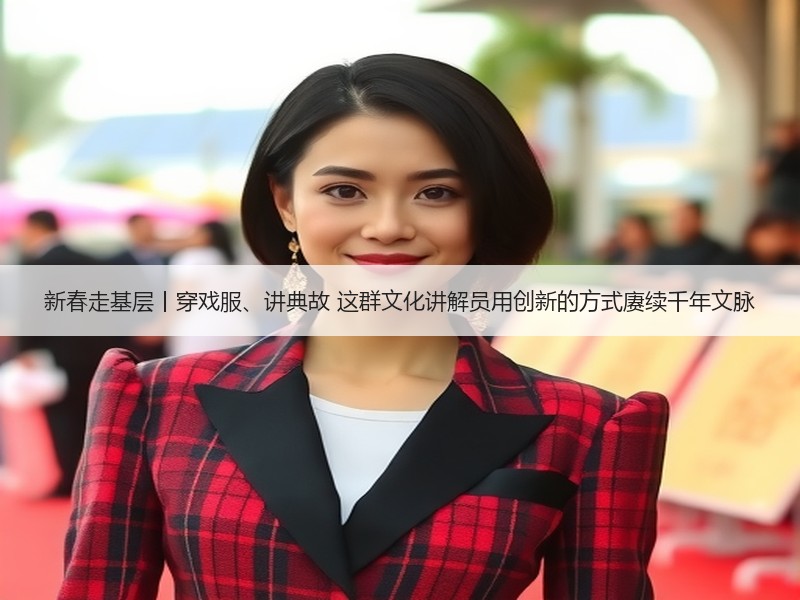 新春走基层丨穿戏服、讲典故 这群文化讲解员用创新的方式赓续千年文脉