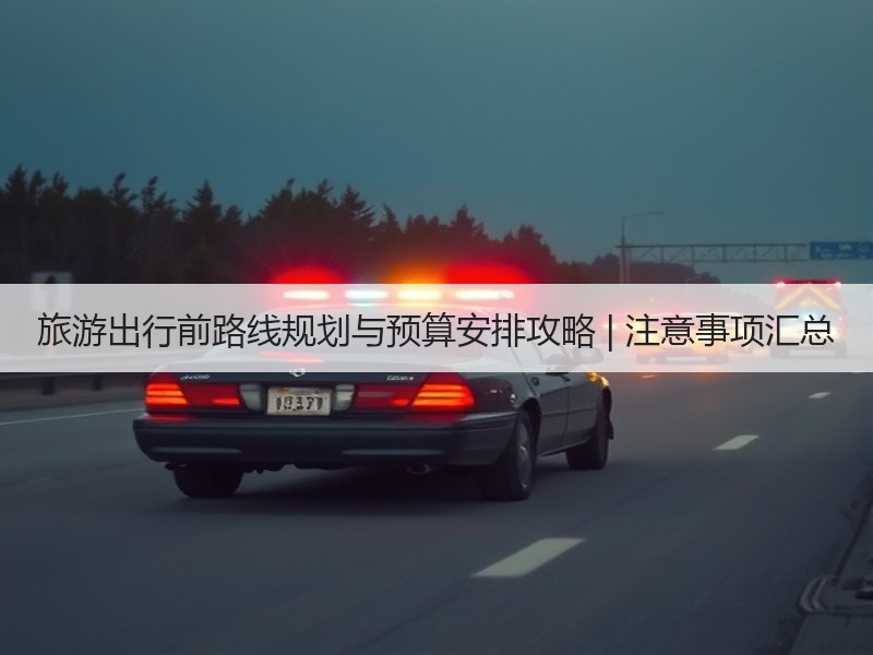 旅游出行前路线规划与预算安排攻略 | 注意事项汇总