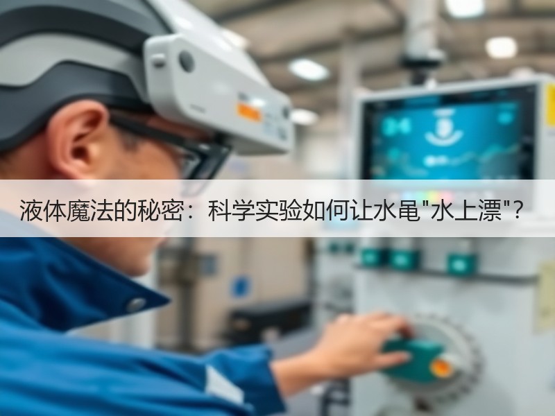 液体魔法的秘密：科学实验如何让水黾