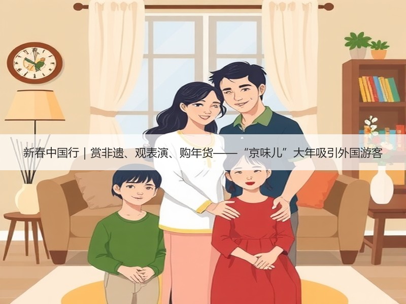 新春中国行｜赏非遗、观表演、购年货——“京味儿”大年吸引外国游客