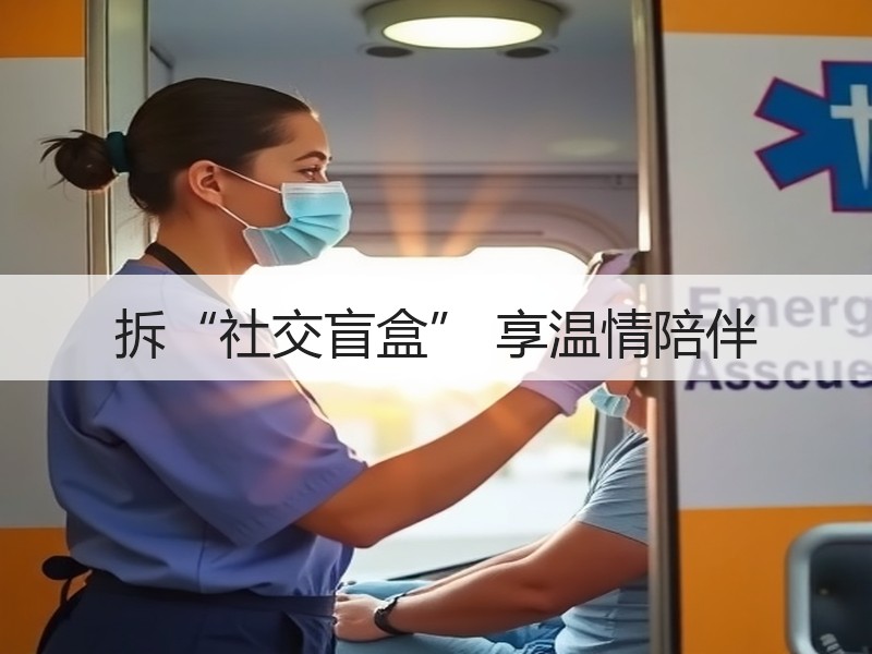 拆“社交盲盒” 享温情陪伴