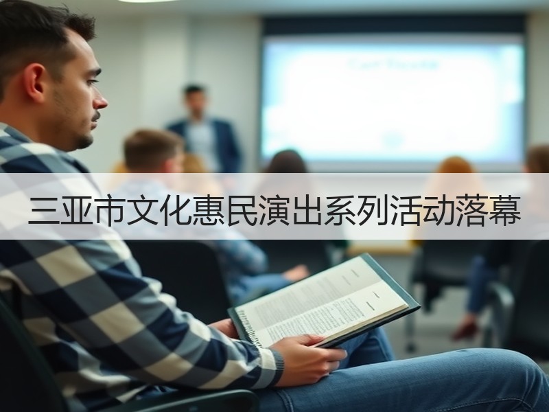 三亚市文化惠民演出系列活动落幕