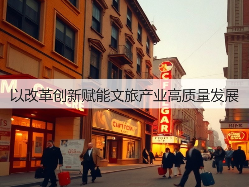 以改革创新赋能文旅产业高质量发展