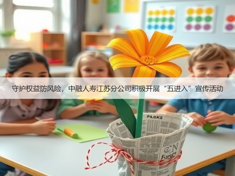 守护权益防风险，中融人寿江苏分公司积极开展“五进入”宣传活动