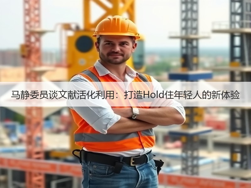 马静委员谈文献活化利用：打造Hold住年轻人的新体验