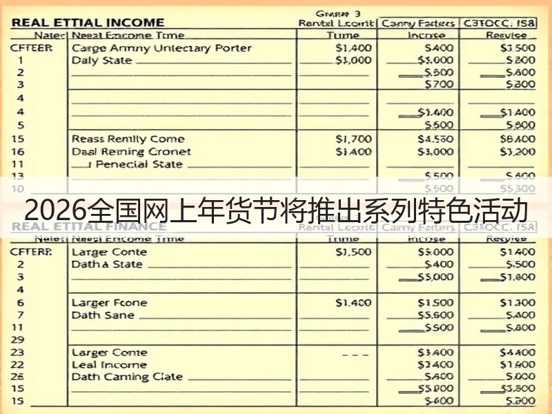 2026全国网上年货节将推出系列特色活动