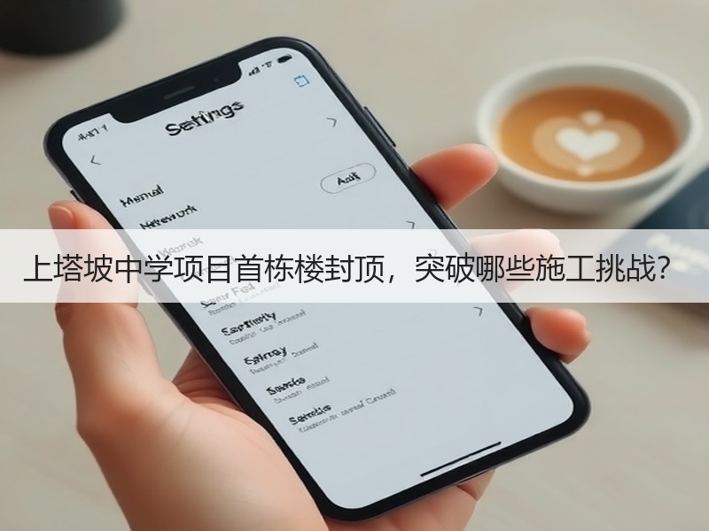 上塔坡中学项目首栋楼封顶，突破哪些施工挑战？