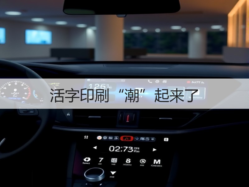 活字印刷“潮”起来了