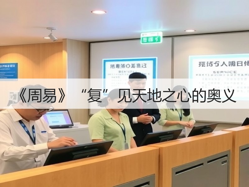 《周易》“复”见天地之心的奥义