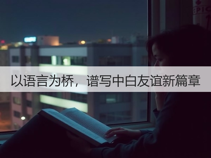 以语言为桥，谱写中白友谊新篇章