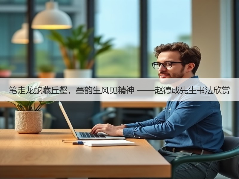 笔走龙蛇藏丘壑，墨韵生风见精神 ——赵德成先生书法欣赏